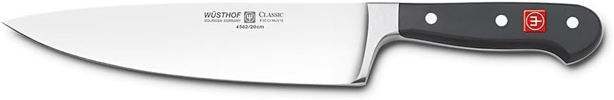 WÜSTHOF Classic 8 Inch Chef’s Knife,Black,8-Inch