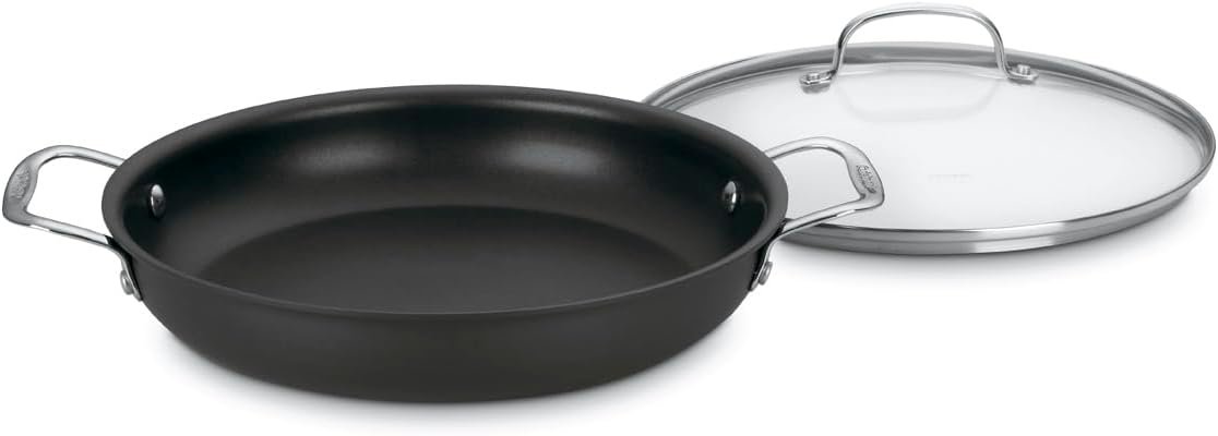 Cuisinart Chef’s Classic™ Nonstick Classic Hard Anodized 12″ Everyday Pan w/Medium Dome Cover