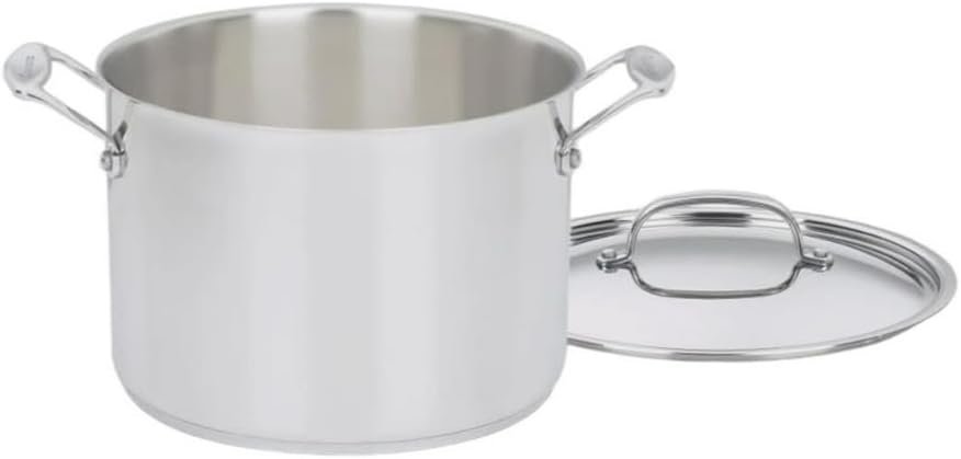 Cuisinart 766-24 Chef’s Classic 8-Quart Stockpot with Cover, Stainless Steel | Cover