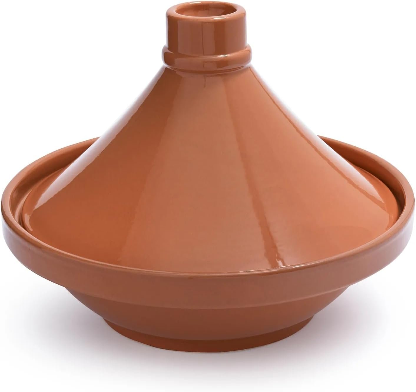 Sur La Table Glazed Terra Cotta Tagine, Brown