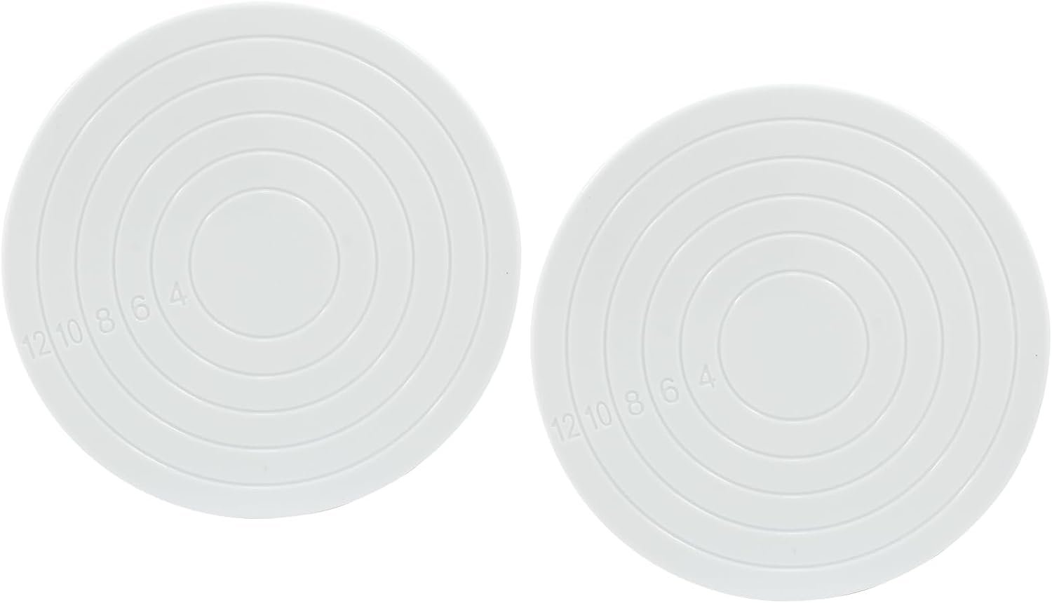 Bonsicoky Cake Decorating Turntable, 5.5 Inch, White | Revolving Cake Stand, Cookie Decorating Swivel Stand, Kitchen Cake Baking, 1 Pcs