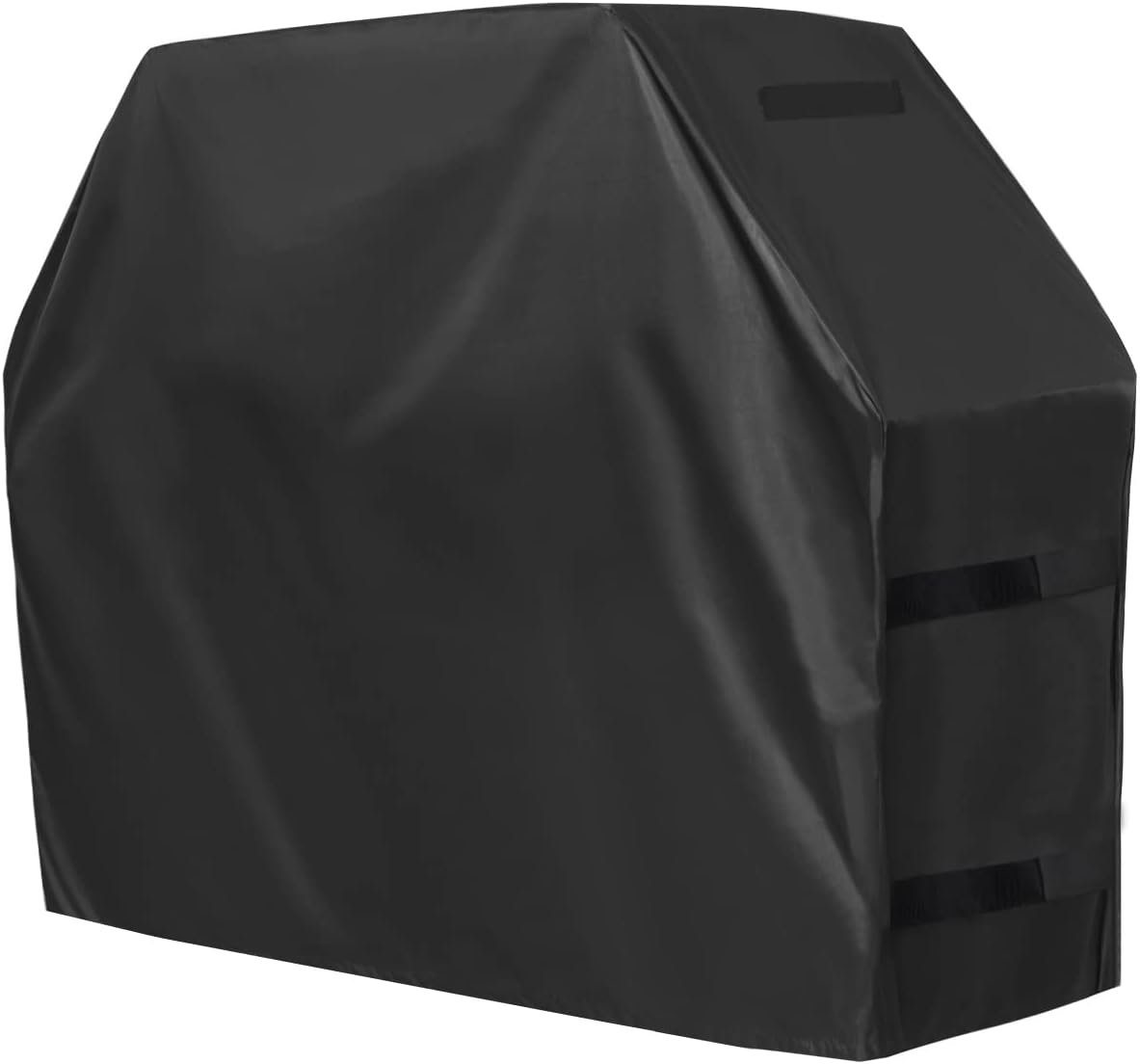 OutdoorLines Waterproof Heavy Duty BBQ Grill Cover | Barbecue Grill Covers UV Resistant Barbeque Gas Grill Cover for Universal Grills, 58L x 24W x 44H Inch, Black