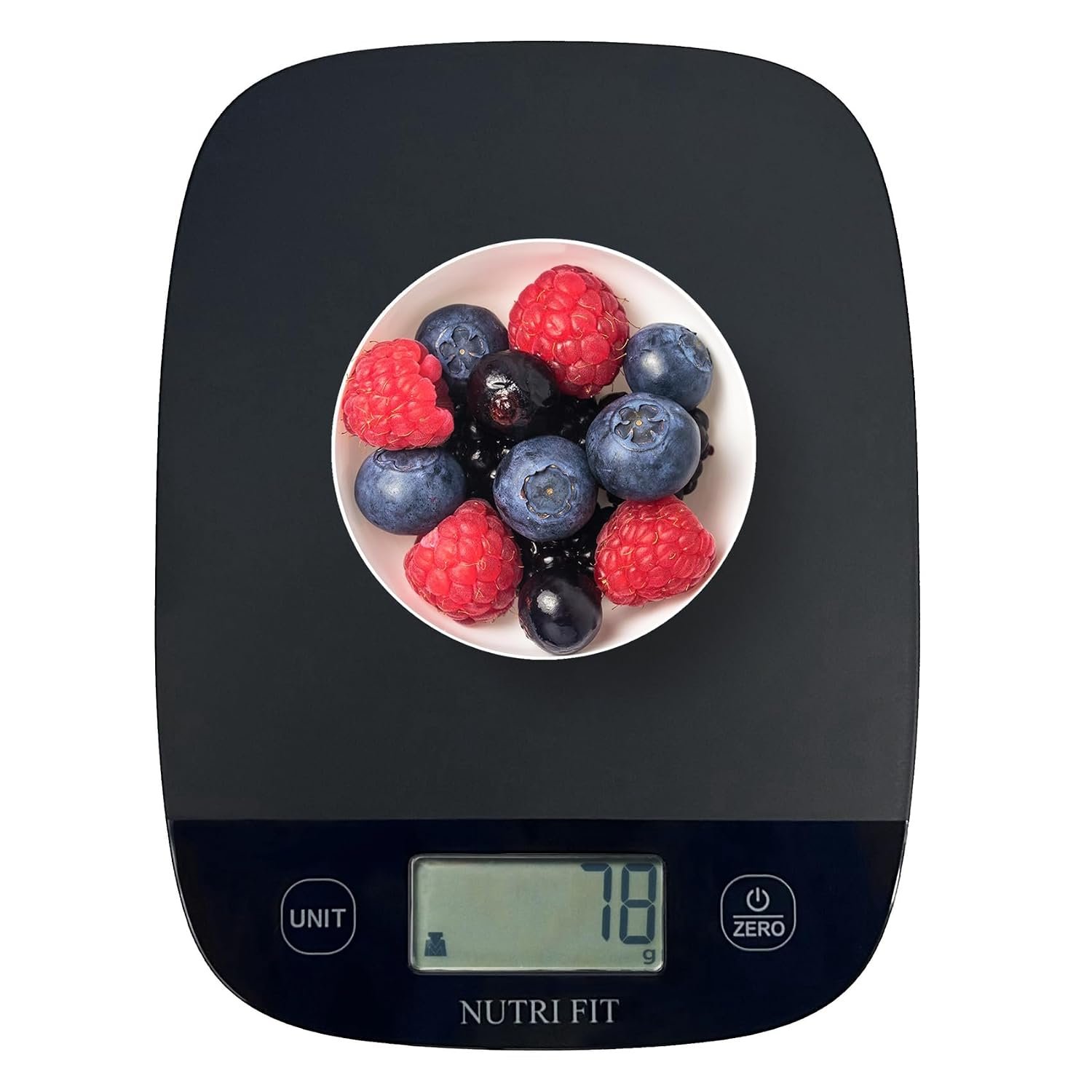 Food Scale Kitchen Scales Digital Weight Grams & Ounces Black | Ultra-Slim, Max 11lbs 0.1oz Precision, Smart Tare, Baking Cooking, Accurate for Weight Loss, Coffee, Keto Diet, Meal Prep