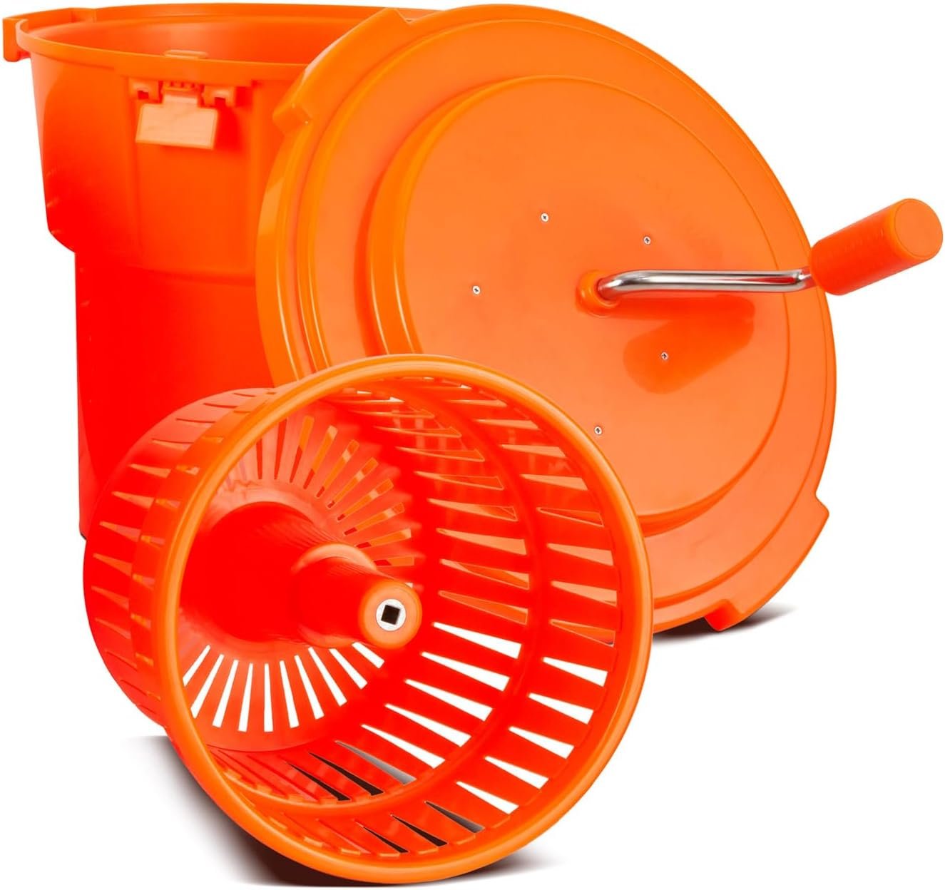 TK Commercial Salad Spinner 5.5 Gallon 20 Qt – Large Capacity Lettuce Dryer