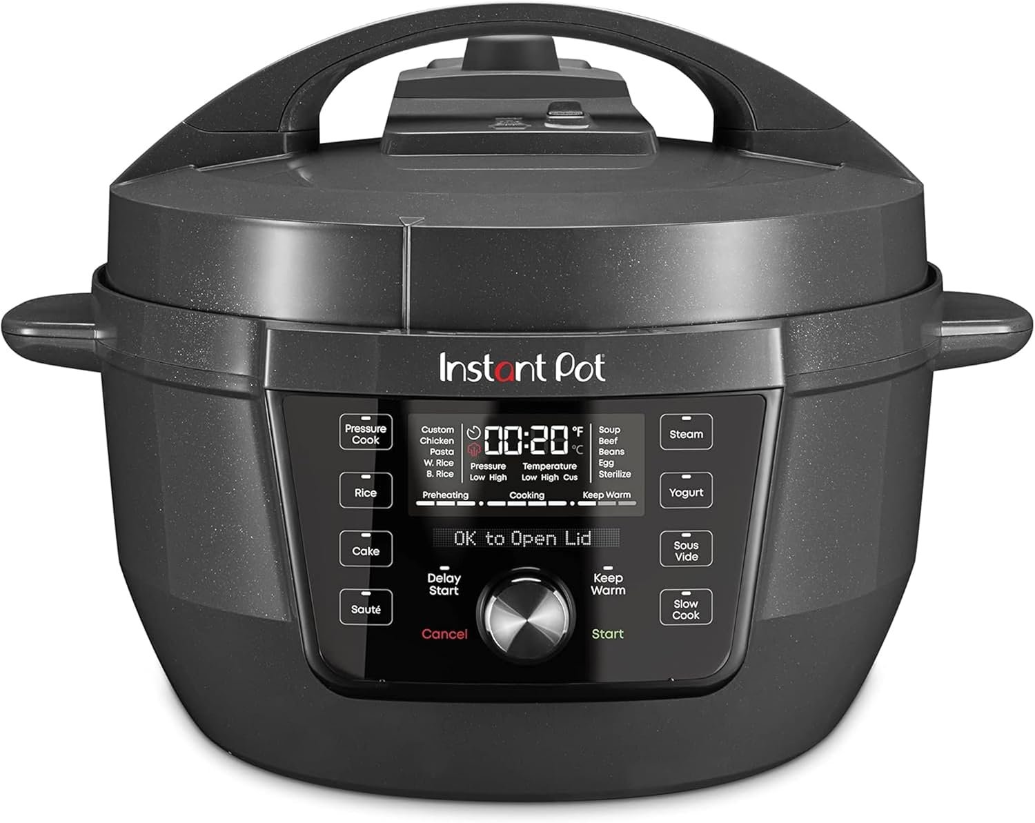 Instant Pot RIO Wide Plus, 9-in-1 Electric Pressure Cooker, 35% Larger Cooking Surface, WhisperQuiet Steam Release, Multi-Cooker, Slow Cook, Rice Maker, Steamer, Sauté, Cake, & Warmer, 7.5 Quarts