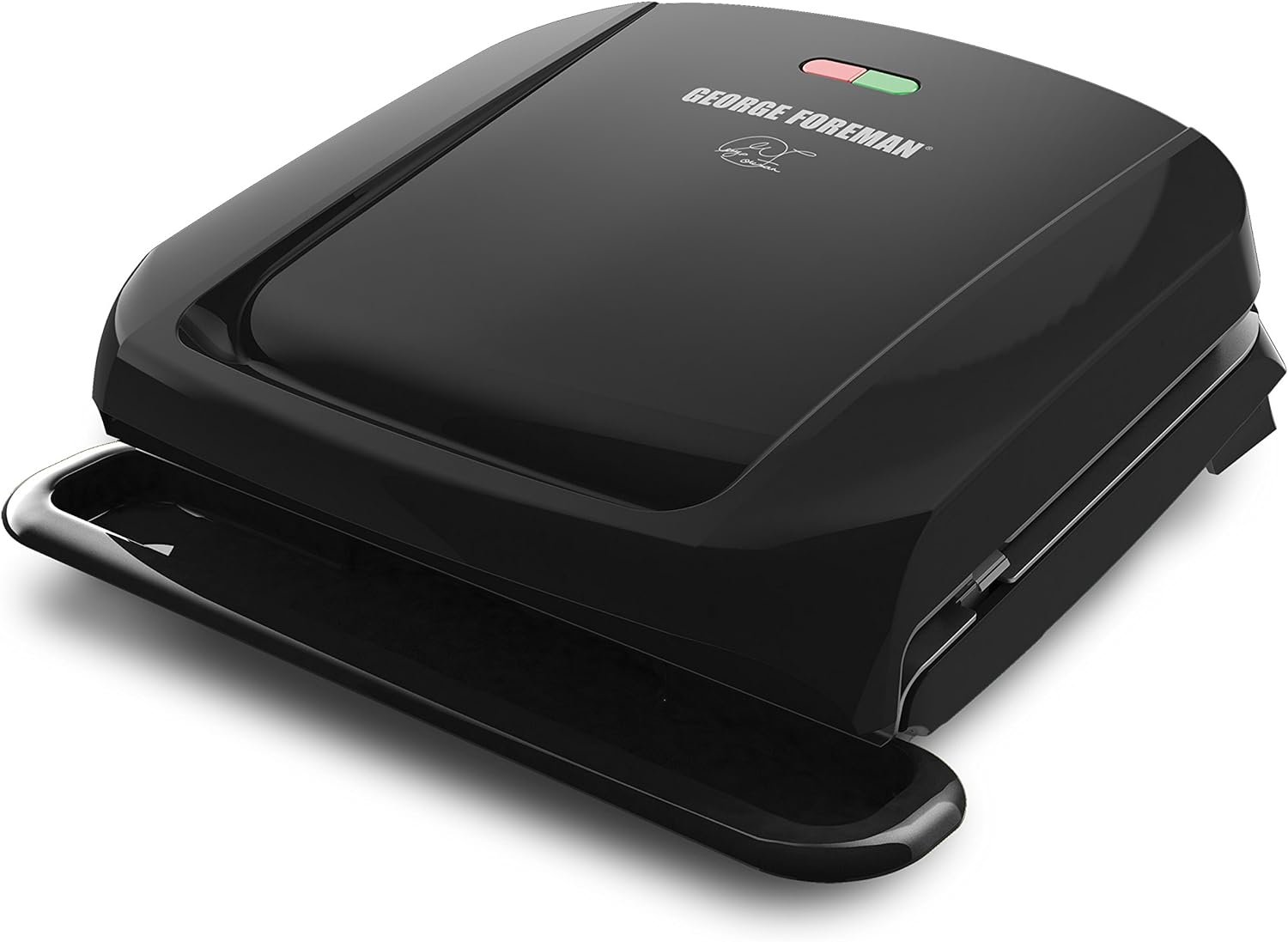 George Foreman 4-Serving Indoor Grill with Removable Plates