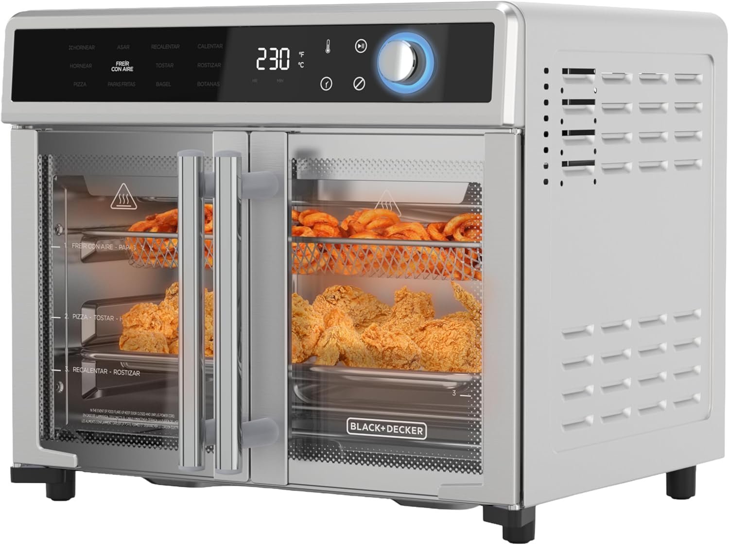 BLACK+DECKER 12-in-1 Crisp ‘N Bake Air Fryer Toaster Oven