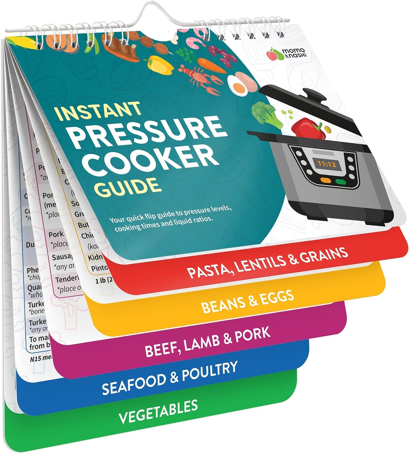 Instant Pot Magnetic Cheat Sheet Magnet – Instant Pot Accessories – Cookbooks Pressure Cooker Cooking Guide – Instapot Booklet – Instantpot Cooking – Kitchen Gifts for Women – Kitchen Gadgets