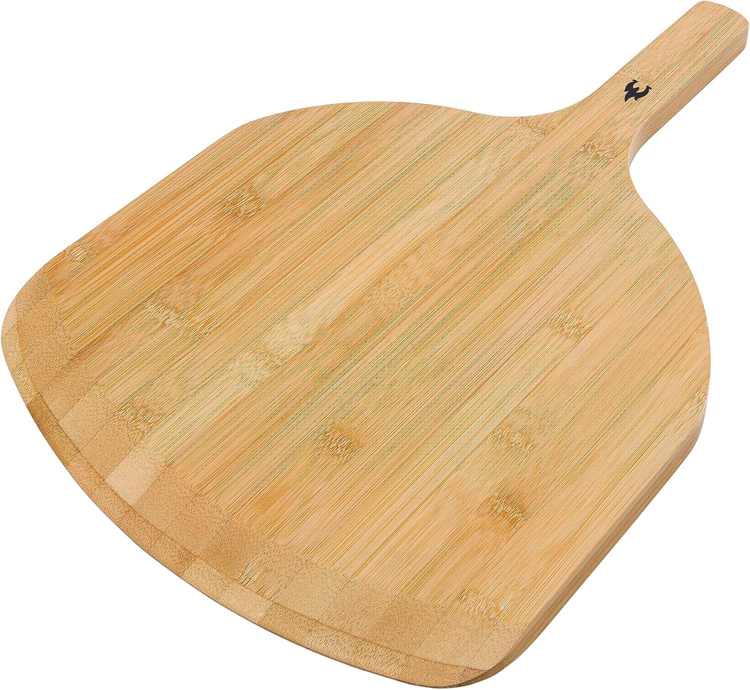 Solo Stove Bamboo Pizza Peel | Wooden Serving Board, Pizza Paddle with Laminated Bamboo Layers, Accessory Pi Pizza Ovens and Any Other Ovens, L: 19 in x W: 11.75 in, 1.4 lbs