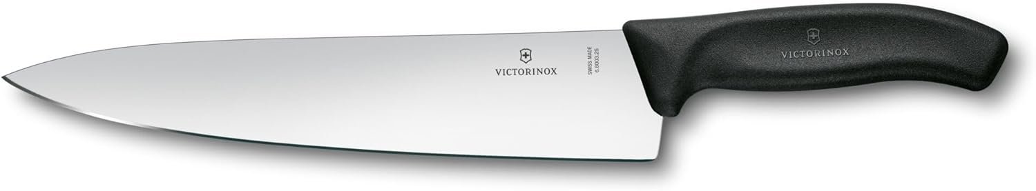 Victorinox 8 Inch Swiss Classic Chef’s Knife – Non-Slip Stainless Steel | Professional kitchen knife for slicing and chopping, ergonomic handle, dishwasher safe design, authentic Swiss made quality