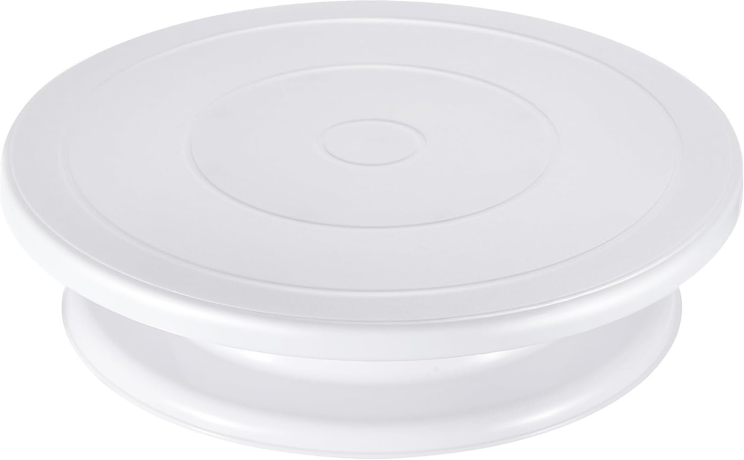 Kootek Cake Stand Turntable for Party, Base Giratoria para Pastele | Smooth Rotating, Non-slip, Easy-to-Clean, Lightweight, Pedestal Cake Spinner, Baking Supplies Tools for Decorating Display