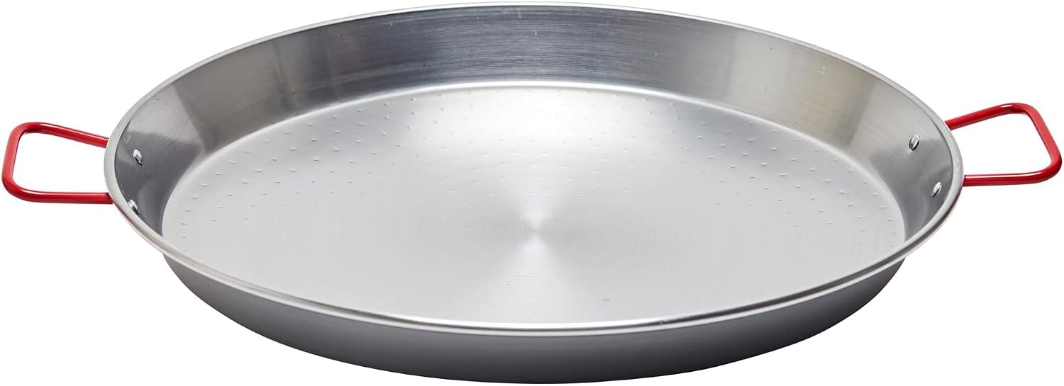 Garcima 18-inch Carbon Steel Paella Pan, 46cm
