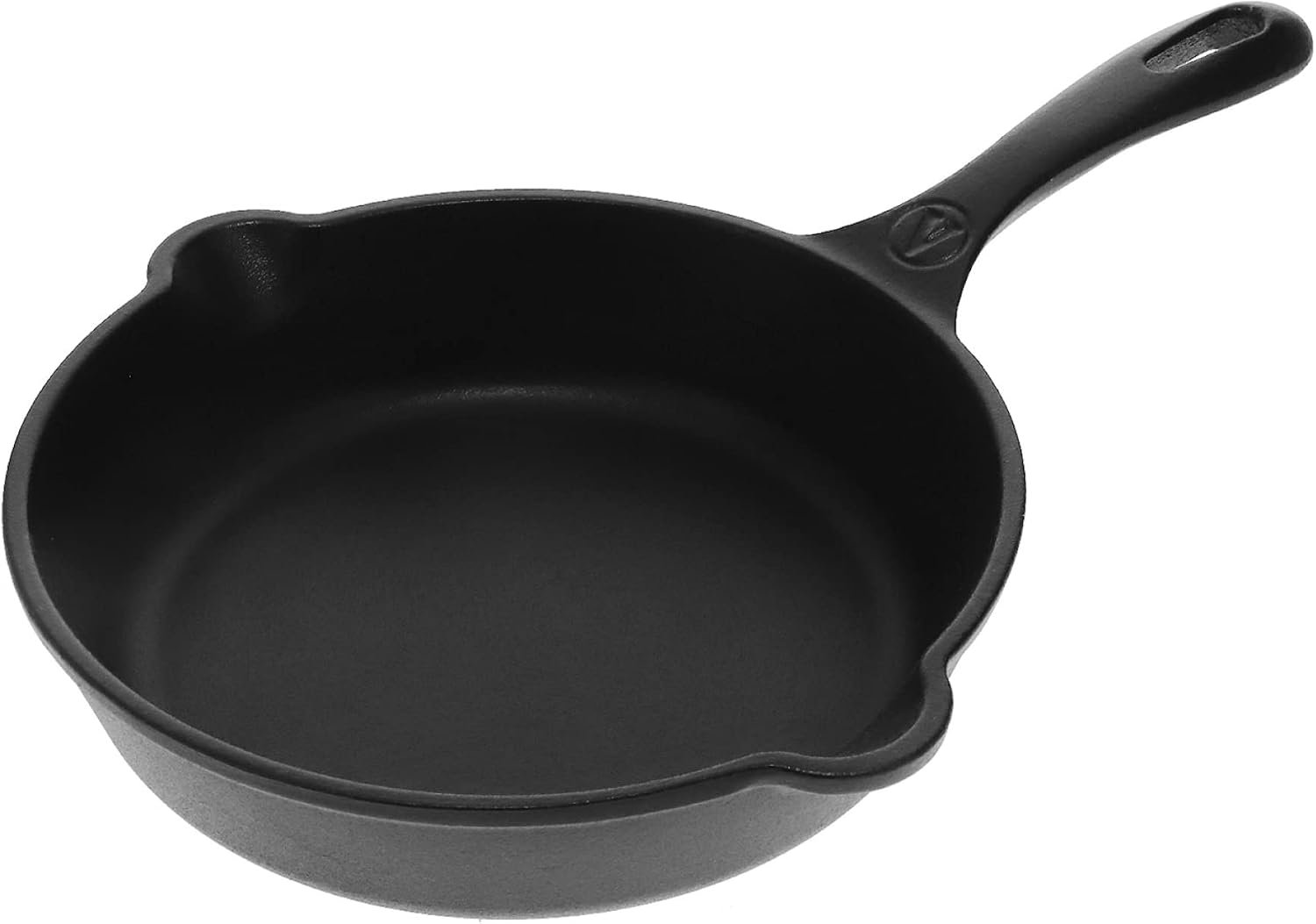 Victoria 8-Inch Cast Iron Skillet, Pre-Seasoned Cast-Iron Frying Pan with Long Handle, Made in Colombia