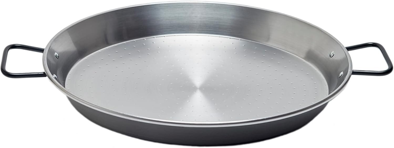 Garcima 20-Inch Pata Negra Restaurant Grade Paella Pan, 50cm