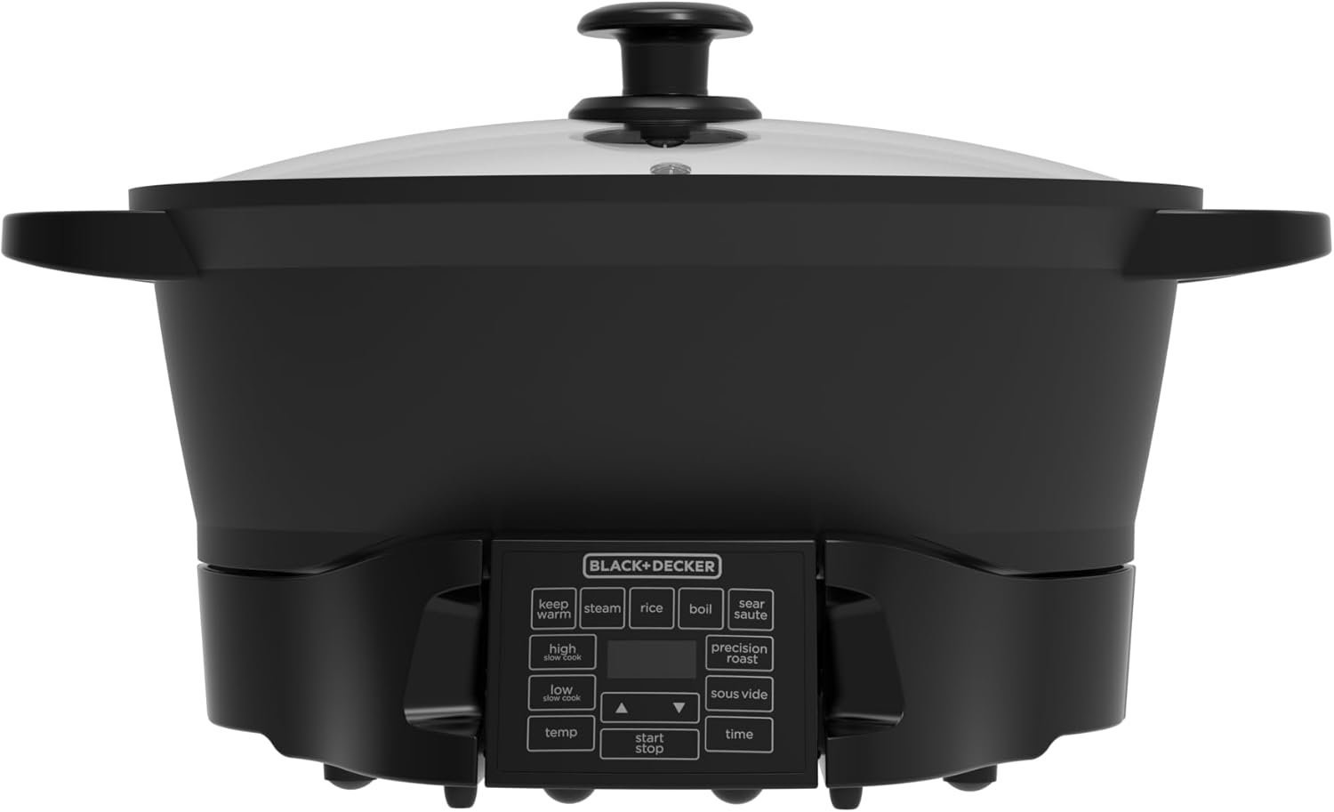BLACK+DECKER 7QT Digital Multicooker, 7-in-1 | 7-in-1 multicooker with ceramic nonstick pot, sous vide and dishwasher-safe Neat ‘N Clean design.