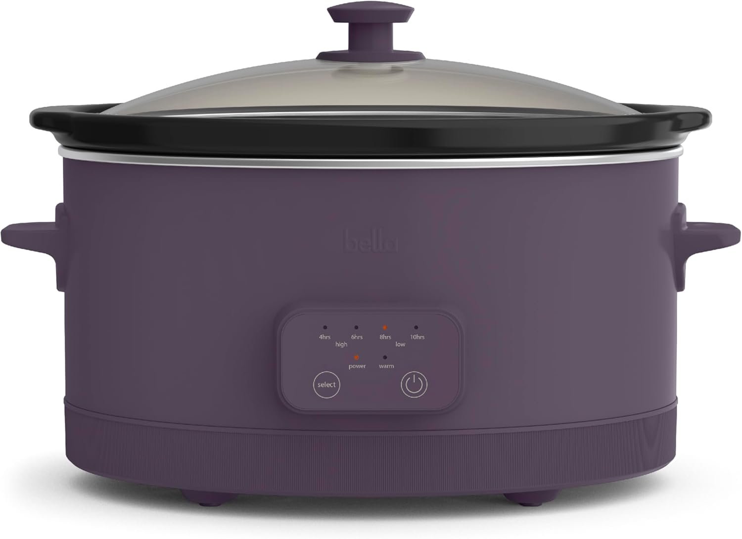 bella SAVOR 6qt Programmable Slow Cooker, Plum