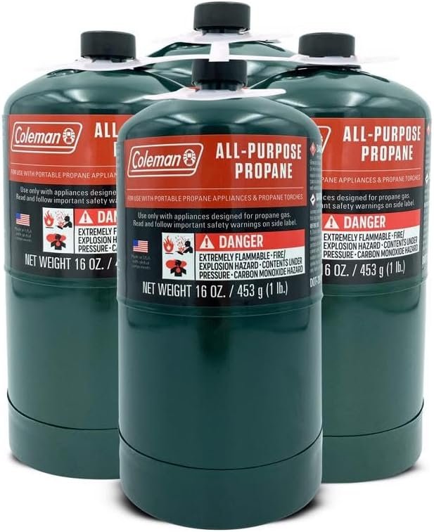 Propane Fuel Cylinders, 4 pk./16 oz.