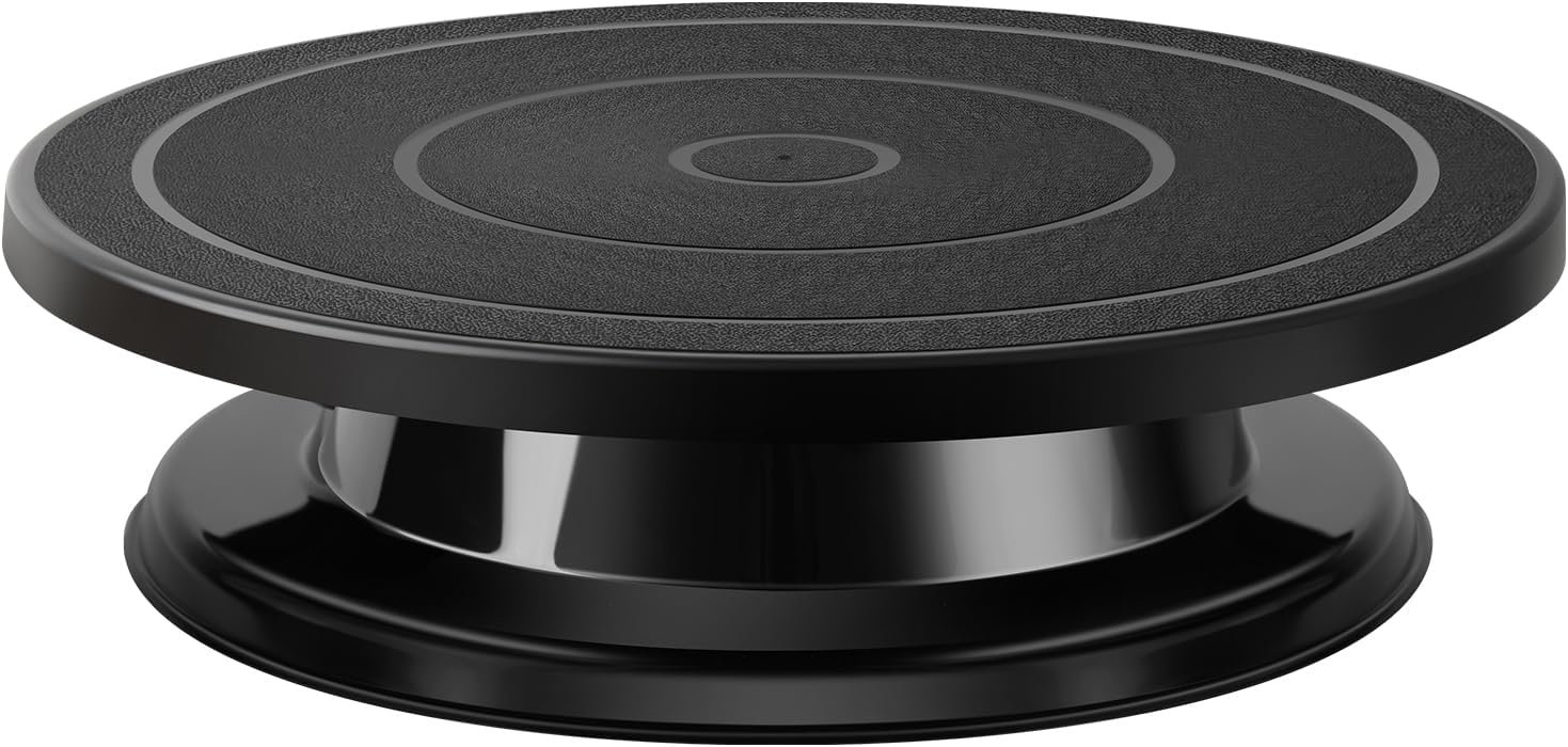 11 Inch Cake Stand, Rotating Cake Turntable for Decorating, Display & Baking, Smooth Revolving Spinner Stand