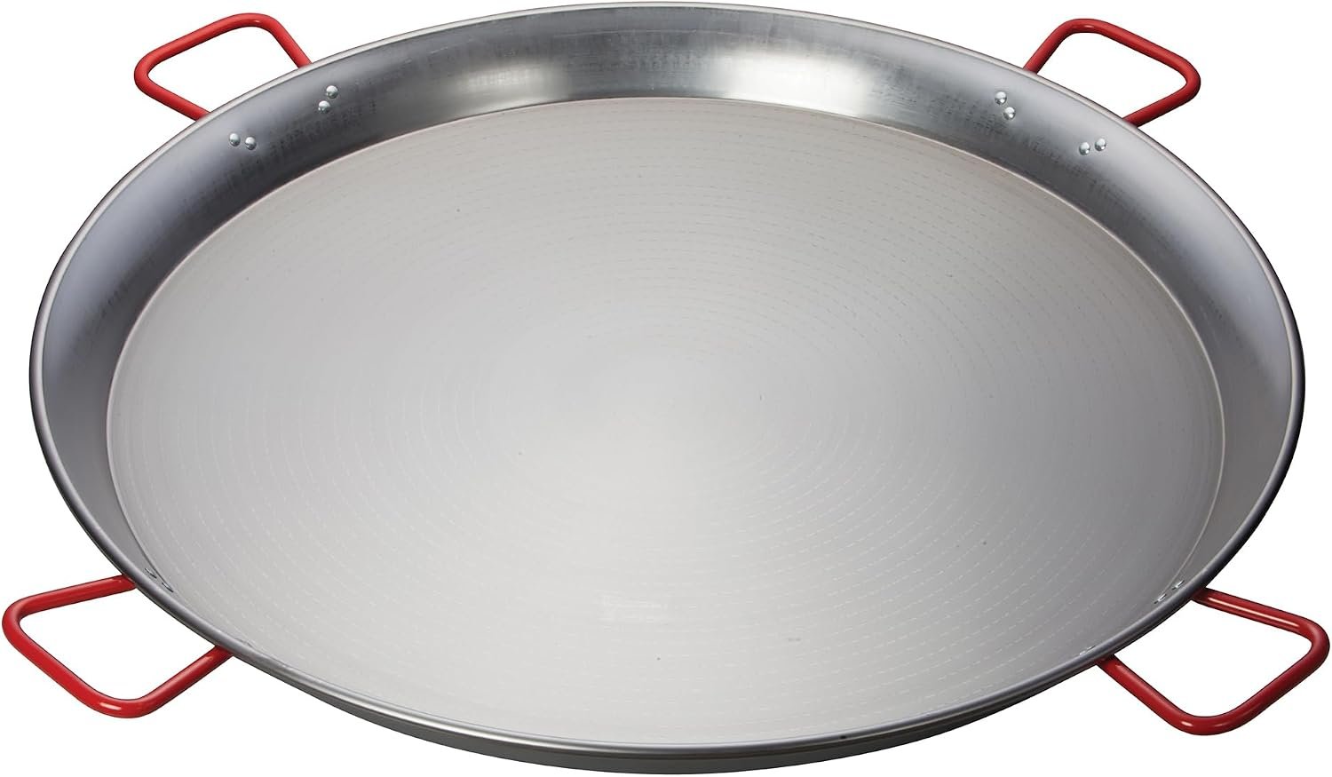 Winco 35 1/2″ Carbon steel Paella Pan, Polished (Spain) | Even heating, Great for Cooking, Food Preparation and Restaurant Kitchens