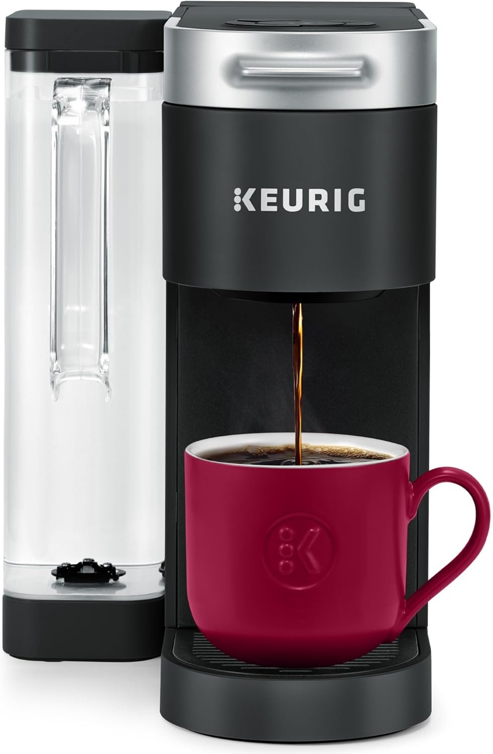 Keurig K-Supreme Single Serve K-Cup Pod Coffee Maker, MultiStream Technology, 4 Brew Sizes, 66oz Dual-Position Removable Reservoir, Black | MultiStream Technology, 4 Brew Sizes, Dual-Position Removable Reservoir