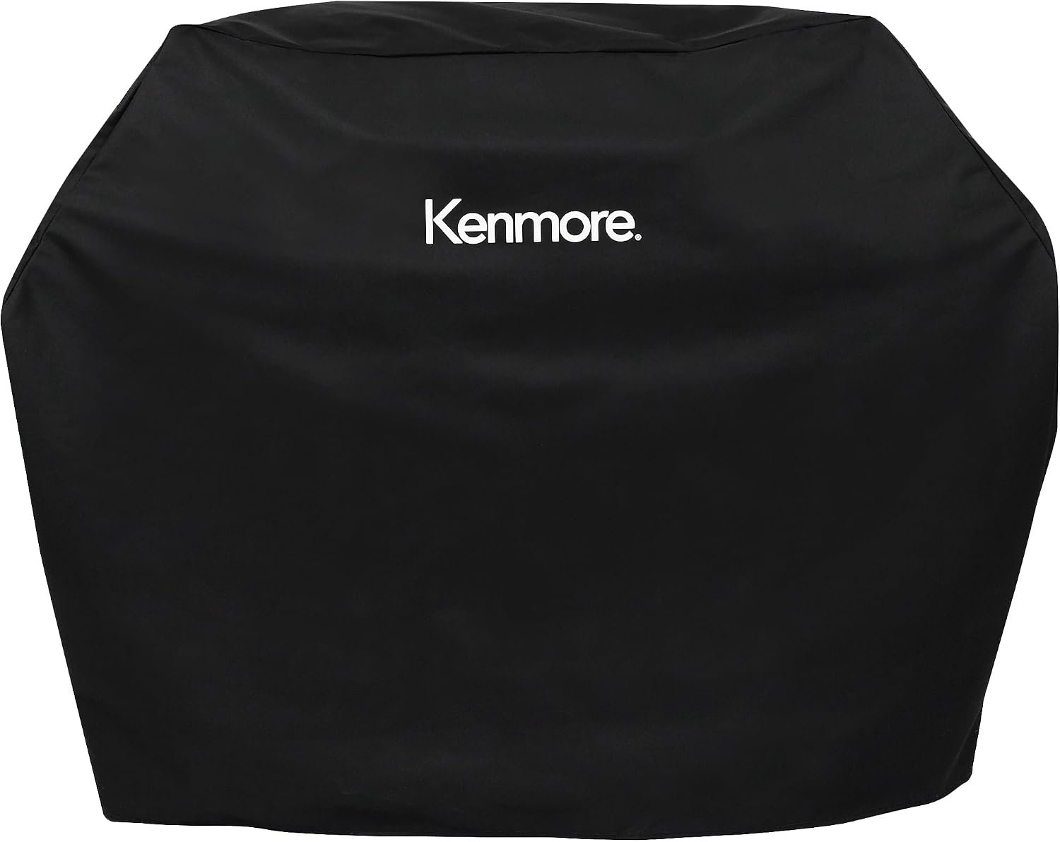 Kenmore 56-Inch Heavy-Duty Grill Cover for Outdoor BBQ Propane Gas Grills, Weather-Resistant, UV- and Fade-Resistant, Universal Fit Cover for 4-Burner Gas Grills, Black