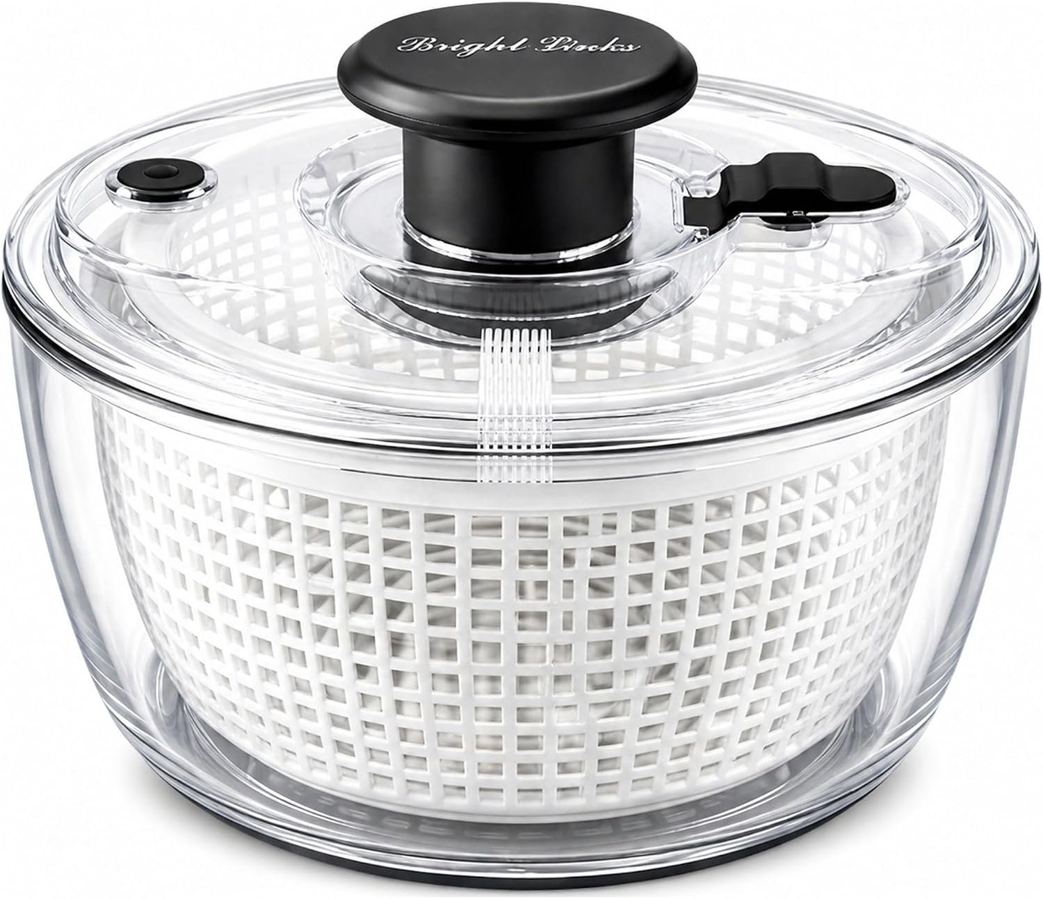 Good Grips Salad Spinner 6.3 Qt – Large Lettuce Spinner & Salad Cleaner with Bowl & Lid, Fruit Washer, Vegetable Cleaner, Strainer Bowl, Fast Drying Multipurpose Kitchen Tool