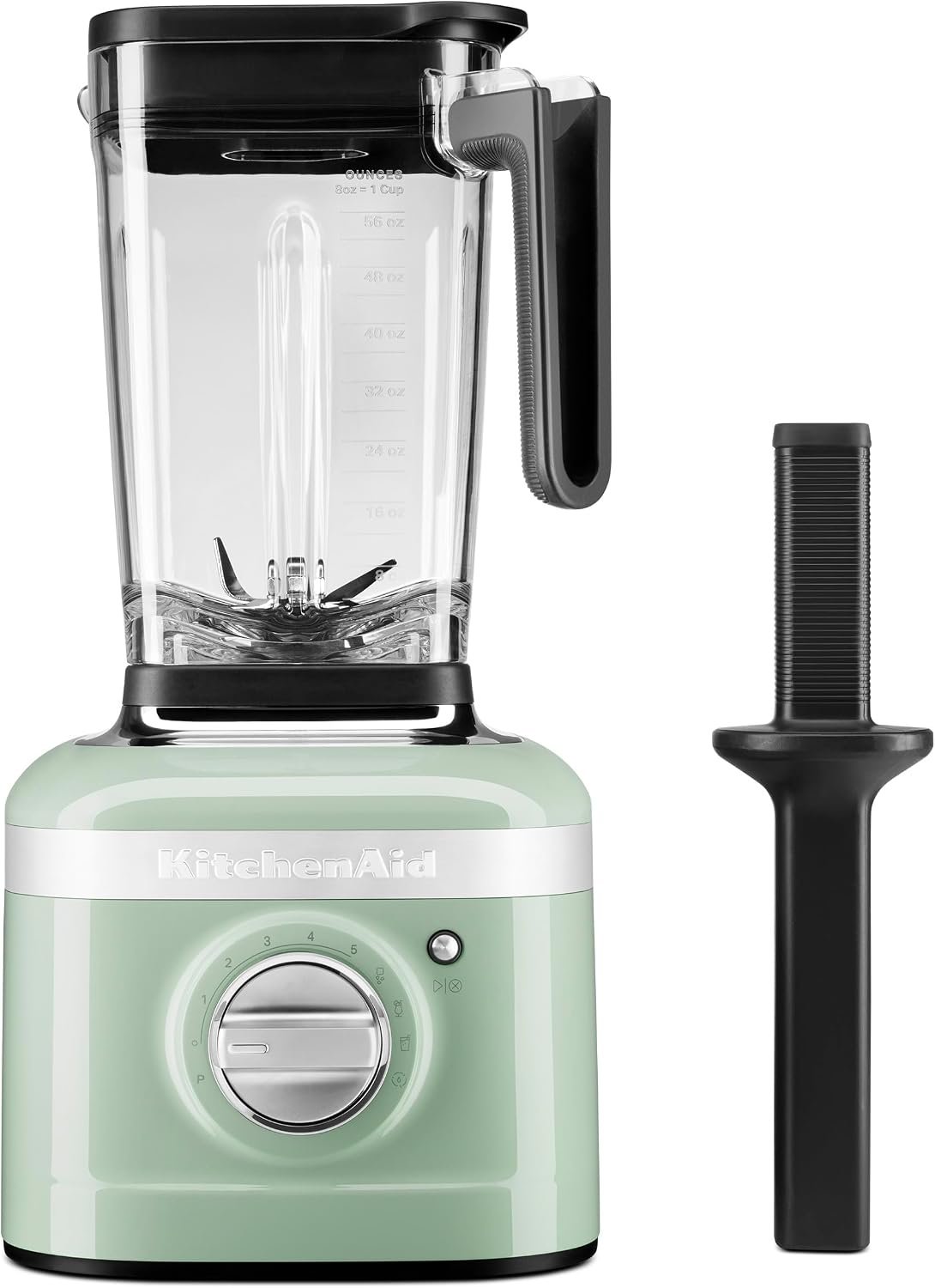 KitchenAid K400 Variable Speed Blender w/Tamper, KSB4028, Pistacho | Preset Recipe Programs: Ice Crush, Icy Drinks, and Smoothie, 5-speed variable speed dial, Intelli-Speed Motor Control