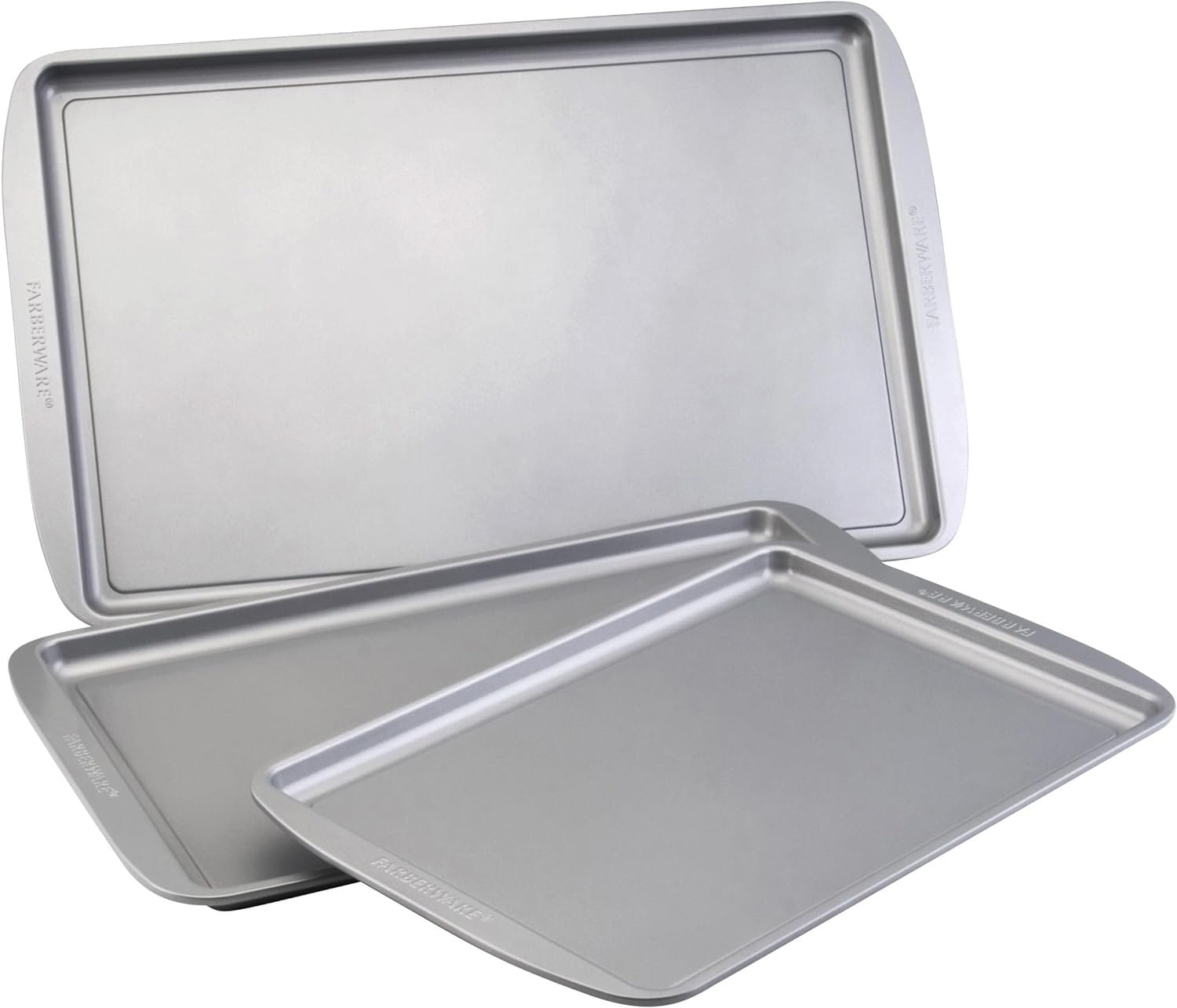 Farberware Nonstick Baking Sheet Set, 3-Piece Cookie Sheets