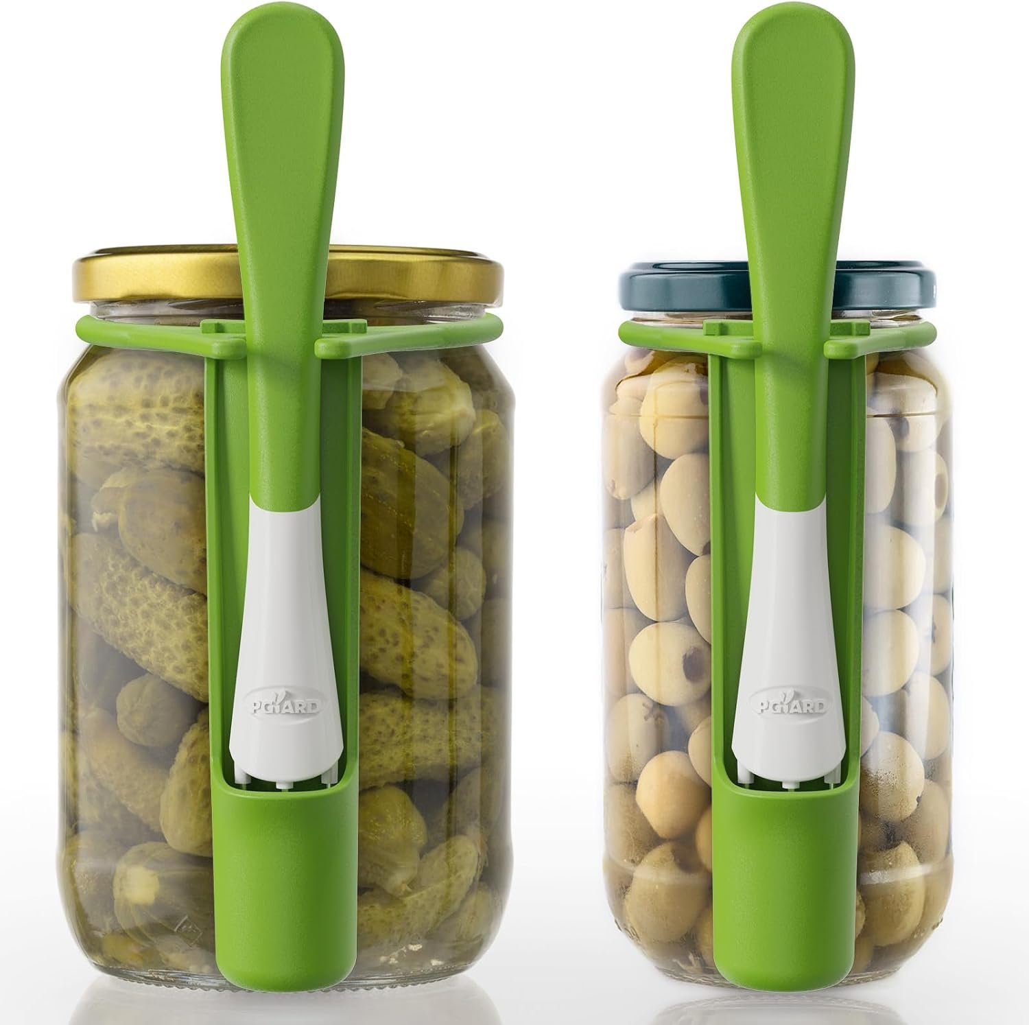 2 Pack Pickle Fork Pickle Grabber Tool, Pickle Picker for the jar-Green