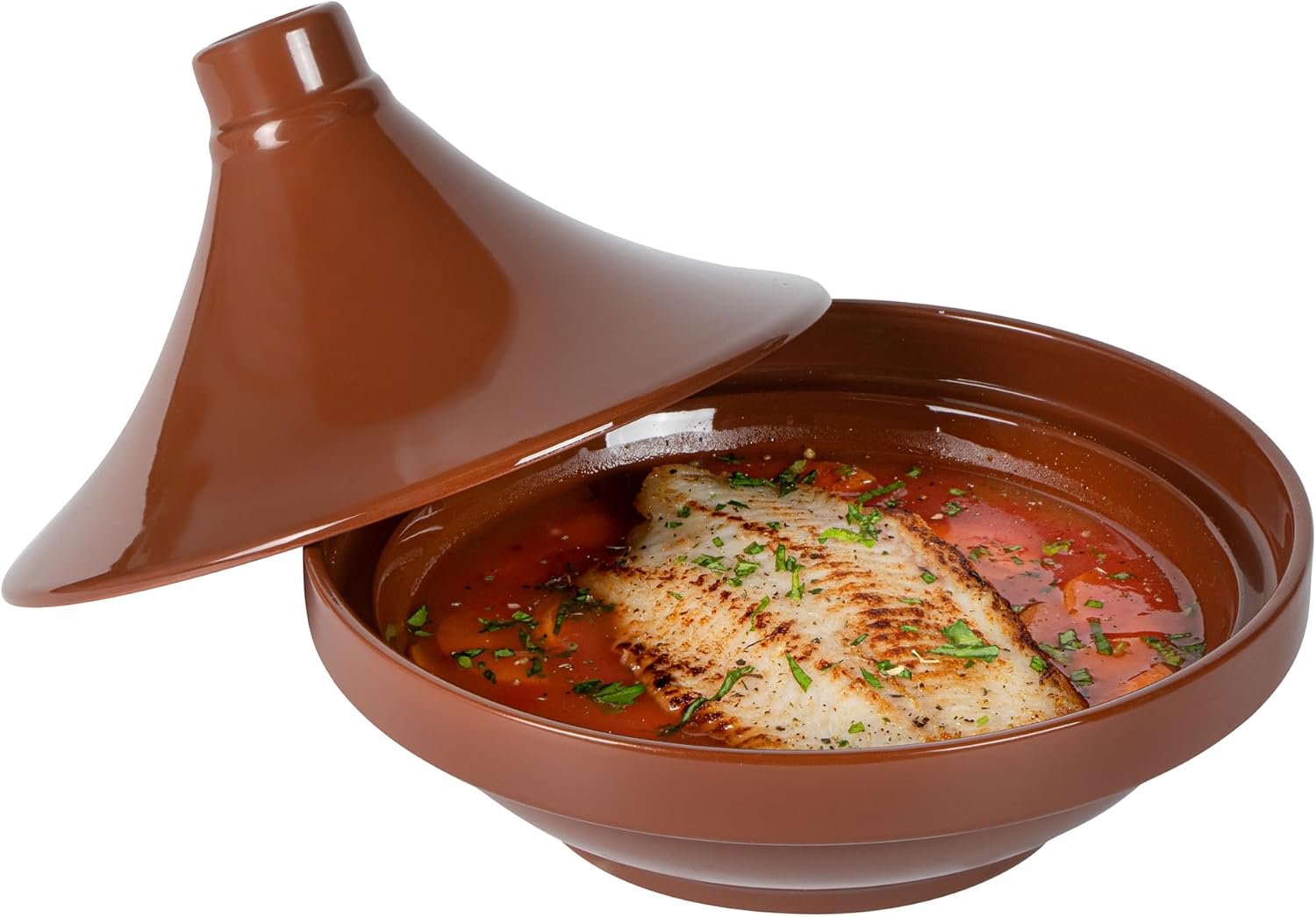 Restaurantware 26 oz Terracotta Tagine Pot