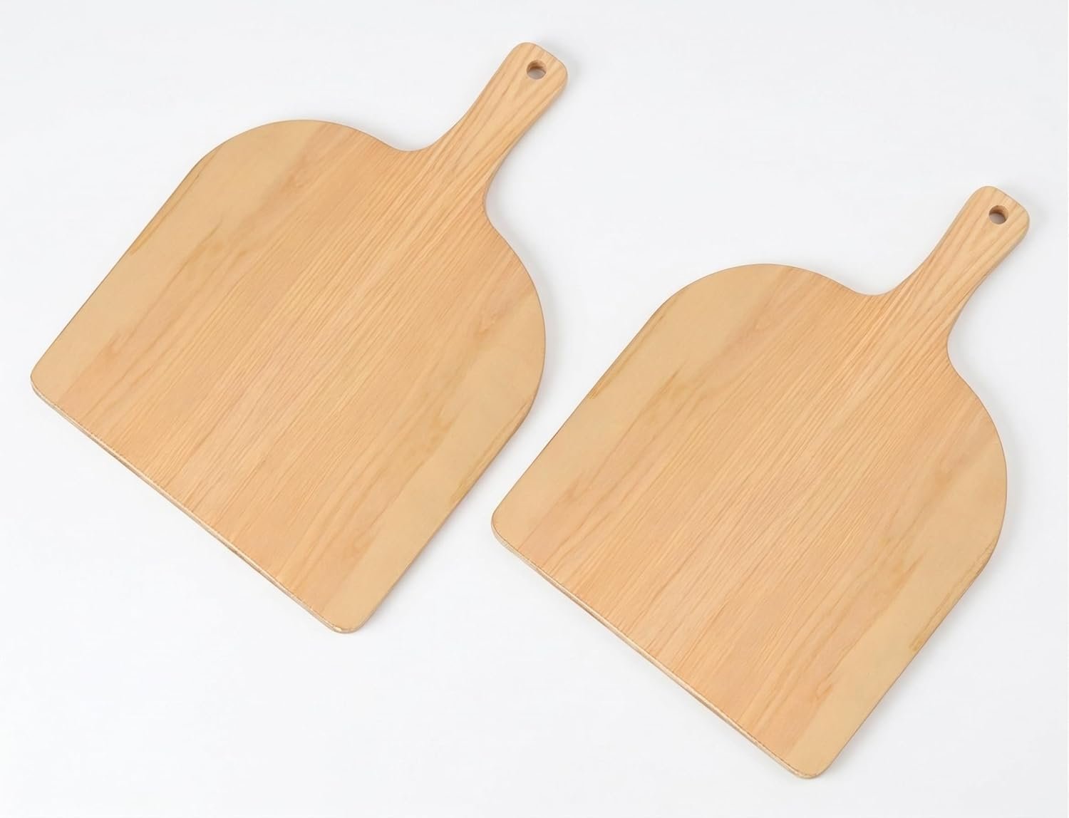 Wooden Pizza Peel 16 Inch – 2 Pcs Pizza Paddle with Handle