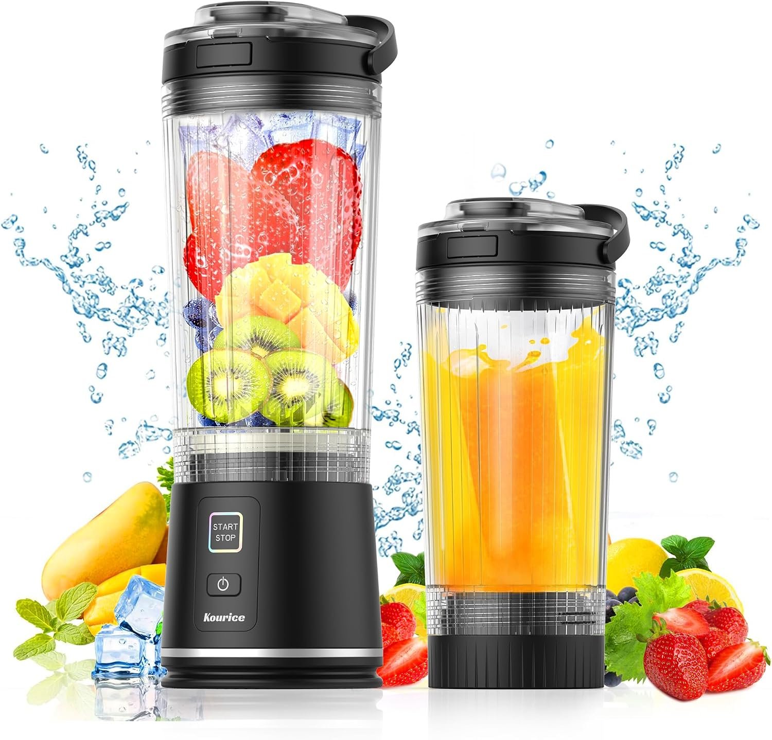 Mini Small Portable Blender Black