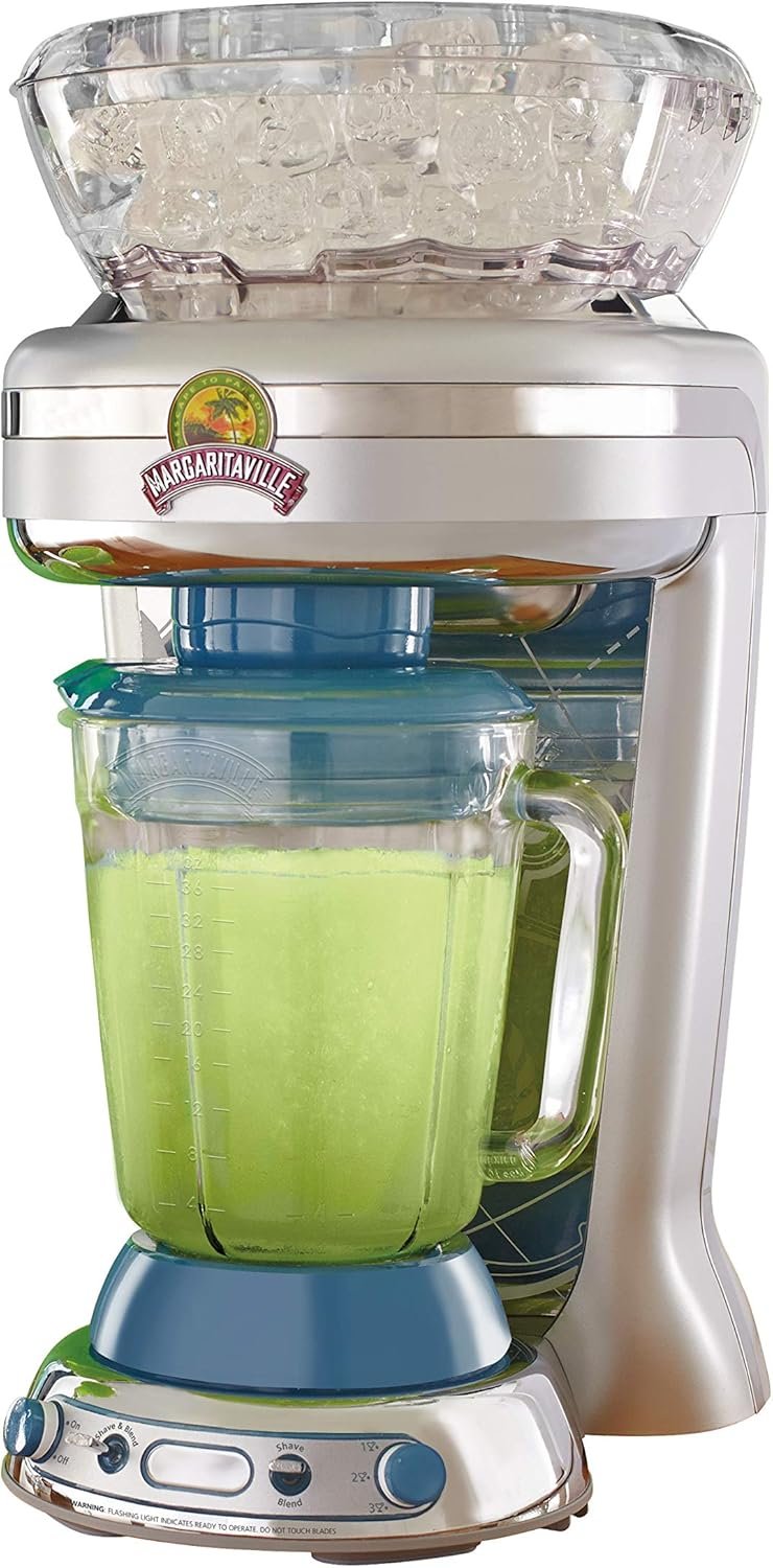 Margaritaville Key West Frozen Concoction Maker with Easy Pour Jar and XL Ice Reservoir, 4 Programmed Drink Settings, Great for Entertaining and Parties | Easy Pour Jar, XL Ice Reservoir, 4 Programmed Drink Settings, Great for Entertaining
