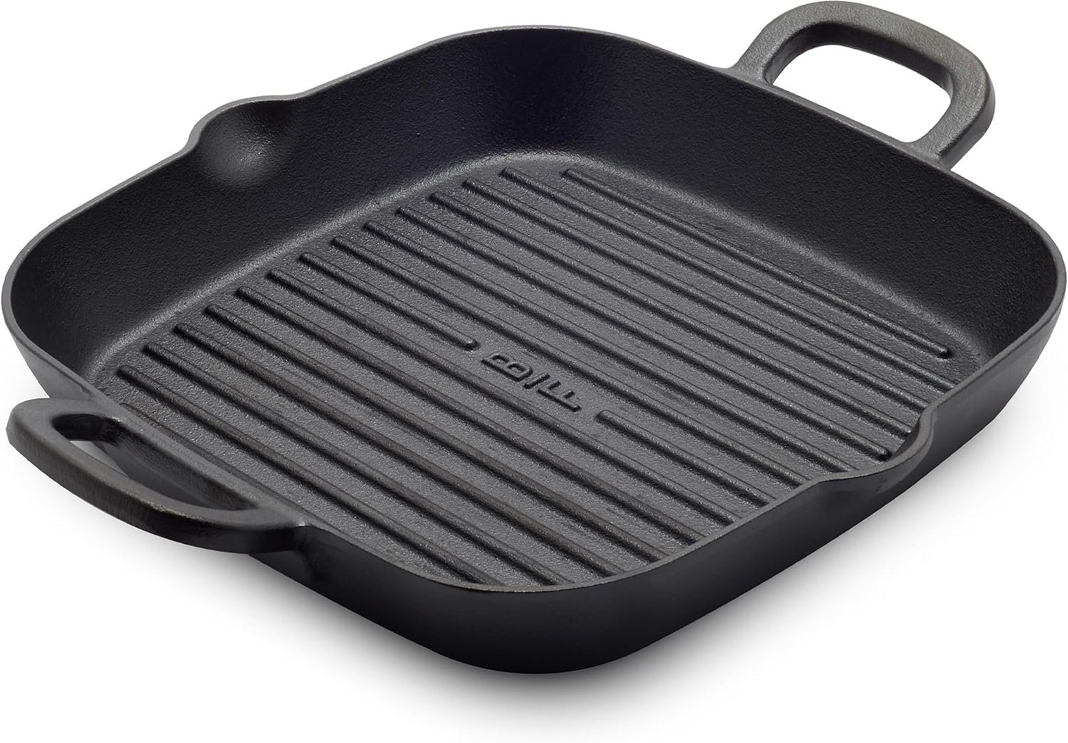 GreenPan x Bobby Flay 11″ Pre-Seasoned Cast Iron Square Grill Pan | Natural Nonstick with Use, Heavy Duty, Induction & All Stovetop Compatible, High Heat & Oven Safe, Indoor/Outdoor